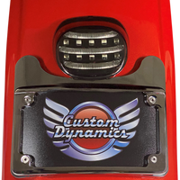 2010-1432 - CUSTOM DYNAMICS Mini Taillight - Turn Signal Eliminator Mount - Smoke PB-ELIMTL-SS6-S
