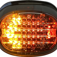 2010-1443 - CUSTOM DYNAMICS Taillight w/ Integrated Turn Signal - No Window - Smoke Lens CD-INT-TL-NW-S