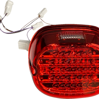 2010-1444 - CUSTOM DYNAMICS Taillight w/ Integrated Turn Signal - Top Window - Red Lens CD-INT-TL-W-R