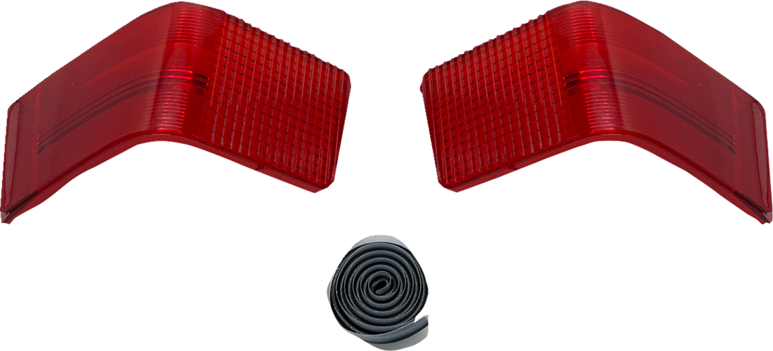 2010-1487 - CUSTOM DYNAMICS Taillight Lens - Tour-Pak - Red CD-TP-LENS-R