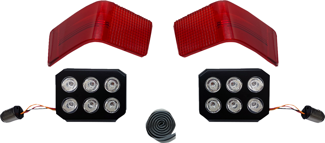 2010-1489 - CUSTOM DYNAMICS LED Light - Tour-Pak - Red CD-TP-13-R