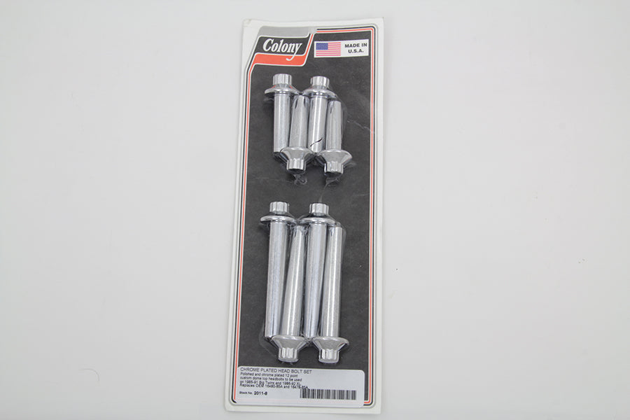 2011-8 - Cylinder Head Bolt Set Chrome by Colony