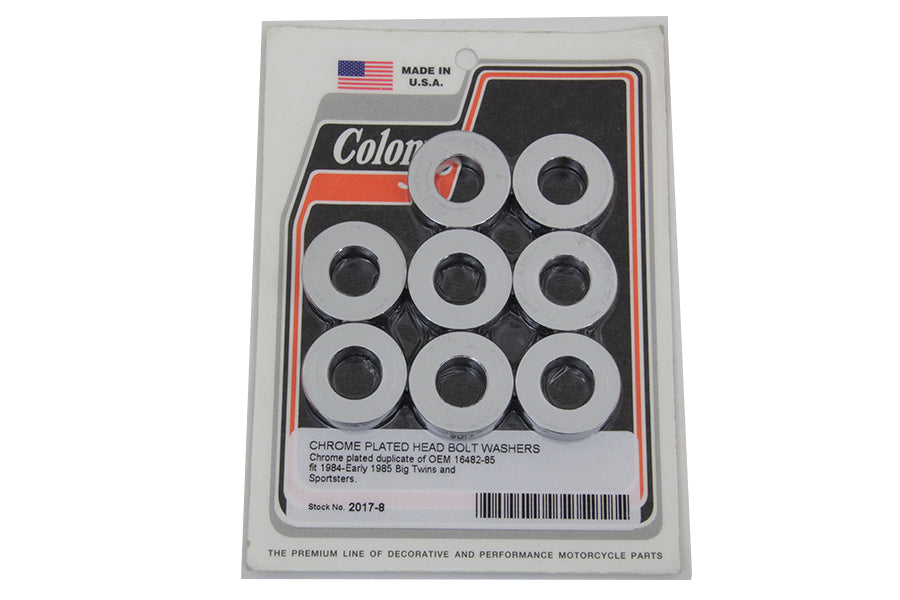 2017-8 - Head Bolt Washer Chrome by Colony