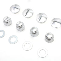 2019-8 - Rocker Arm Slotted Chrome Cover Plug Kit by Colony
