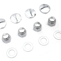2019-8 - Rocker Arm Slotted Chrome Cover Plug Kit by Colony