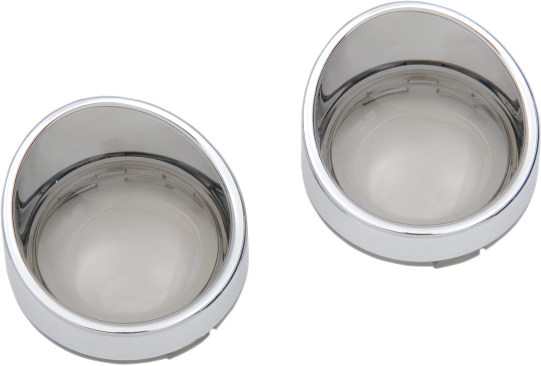 2020-0399 - DRAG SPECIALTIES Visor-Style Bezel/Lenses - Smoke L22-6828M