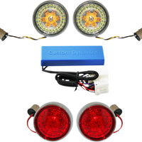 2020-1700 - CUSTOM DYNAMICS Full Bullet Turn Signal Conversion Kit  - Chrome PB-HD-BB-C
