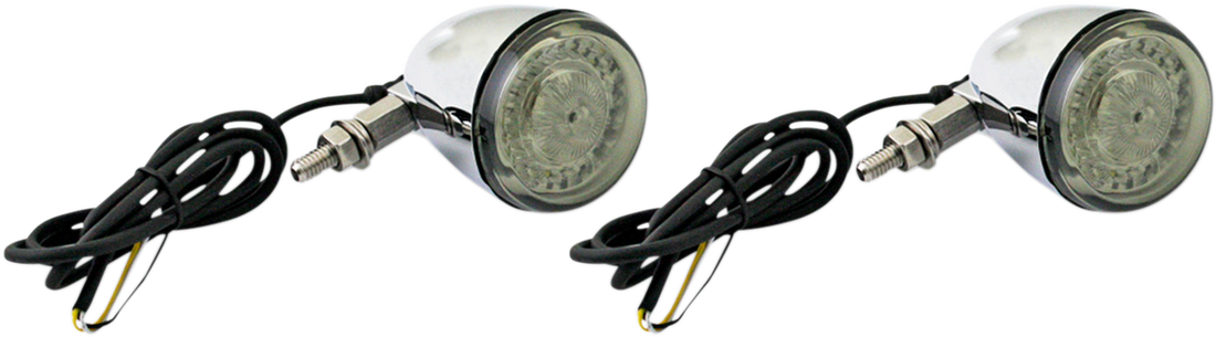 2020-1734 - CUSTOM DYNAMICS ProBEAM? Universal Turn Signals - Chrome/Clear PB-UNV-FTS-AW-C