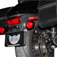 2020-1737 - CUSTOM DYNAMICS ProBEAM? Universal Turn Signals - Gloss Black/Red PB-UNV-RTS-R-B