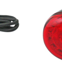 2020-1739 - CUSTOM DYNAMICS ProBEAM? Universal Turn Signals - Gloss Black/Red PB-UNV-RTS-RR-B