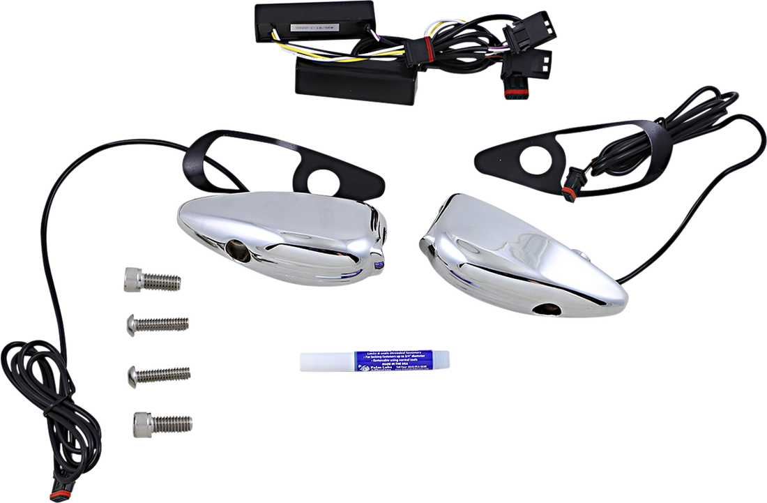 2020-1872 - CUSTOM DYNAMICS Turn Signal - FLTR - Chrome PB-RG-TS-15-C