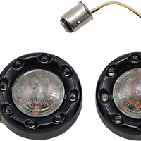 2020-1873 - CUSTOM DYNAMICS Bullet Turn Signal 1157 - Black - Smoke Lens PB-BR-AW-57-BS