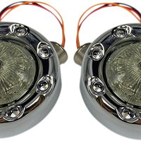 2020-1874 - CUSTOM DYNAMICS Bullet Turn Signal 1157 - Chrome - Smoke Lens PB-BR-AW-57-CS