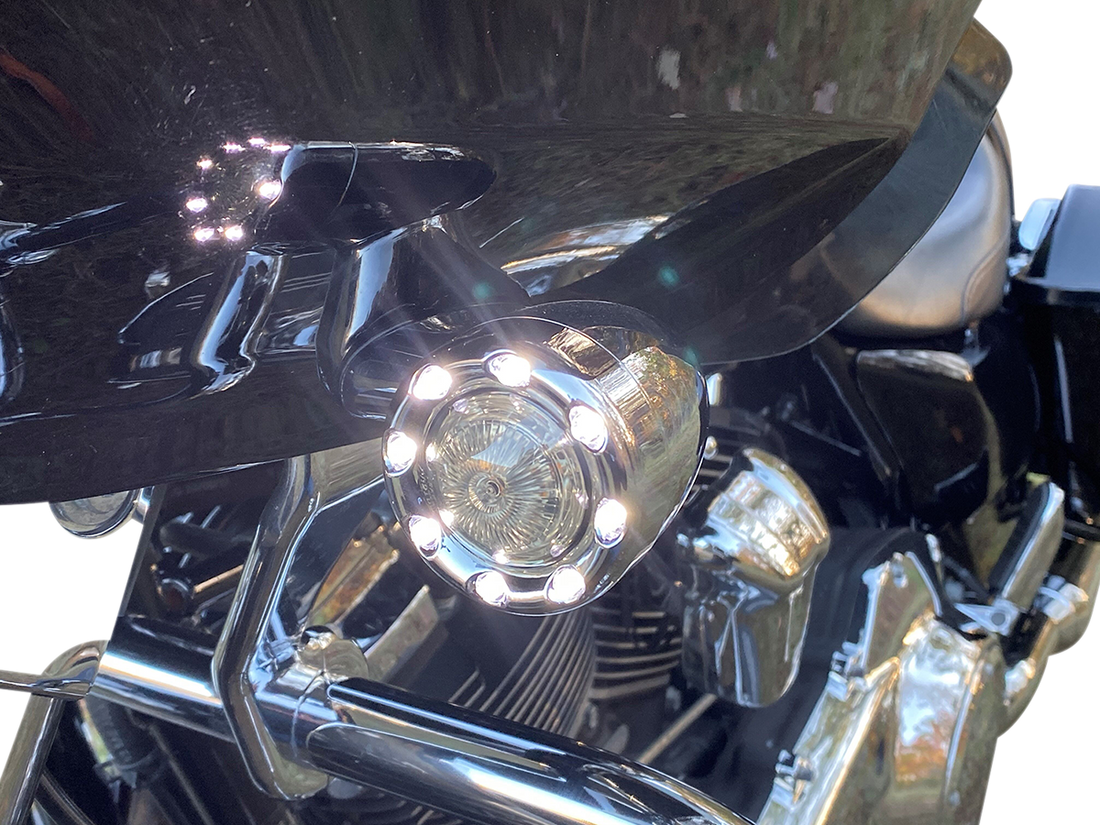2020-1874 - CUSTOM DYNAMICS Bullet Turn Signal 1157 - Chrome - Smoke Lens PB-BR-AW-57-CS
