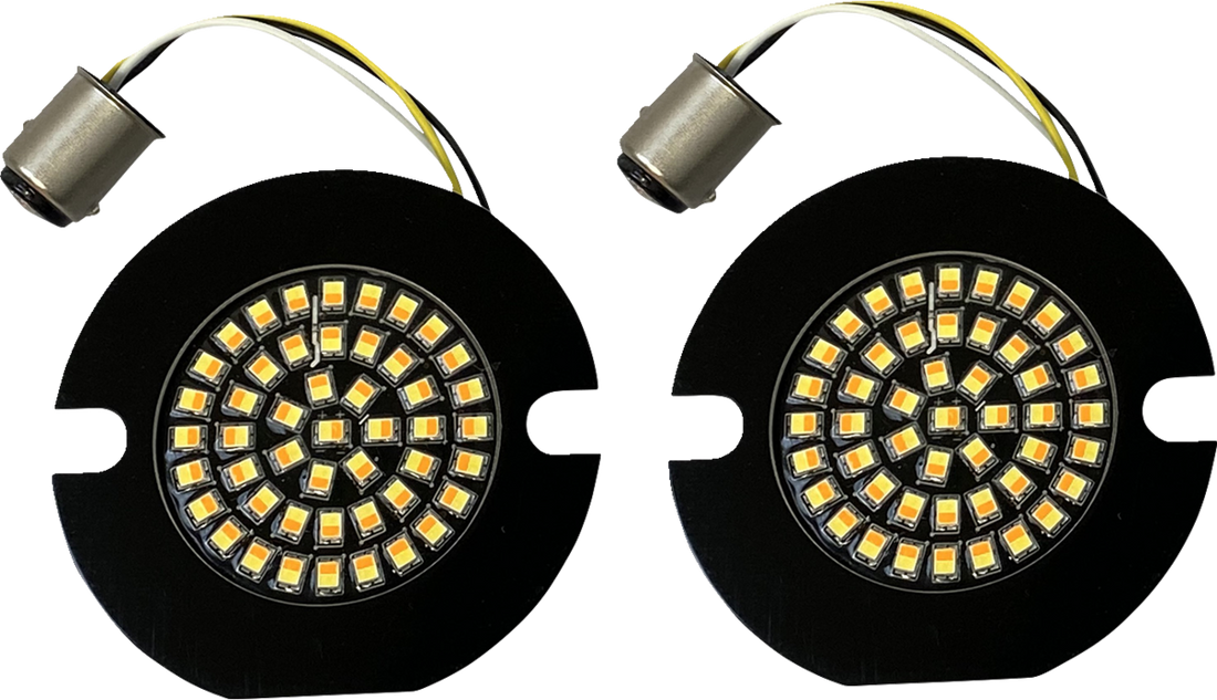 2020-1882 - CUSTOM DYNAMICS Amber/White LED Turn Signal Inserts GEN-4-AW-1157T
