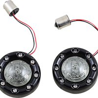2020-1936 - CUSTOM DYNAMICS Bullet Turn Signal 1156 - Black - Smoke Lens PB-BR-RR 56-BS