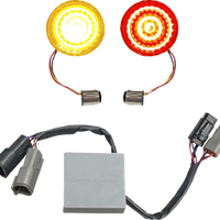 2020-2123 - CUSTOM DYNAMICS Turn Signal - Amber - Red CD-STS-BRK