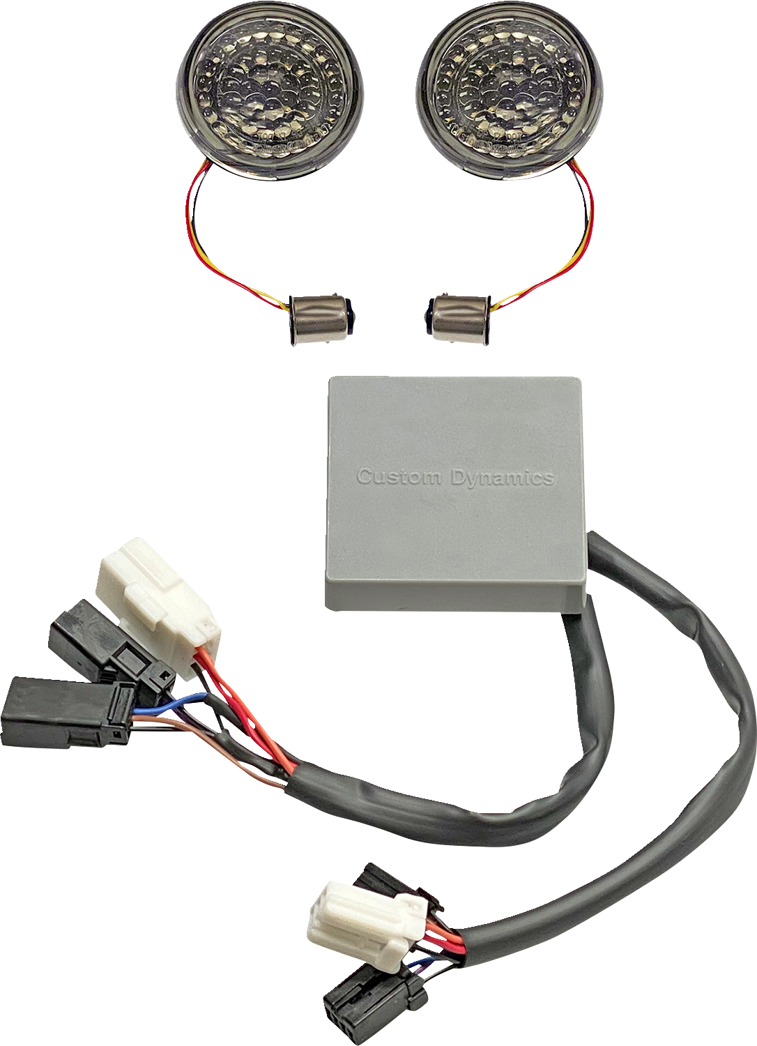 2020-2124 - CUSTOM DYNAMICS Turn Signal - Amber - Red CD-STS-RSGST