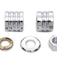 2021-5 - Front Axle Spacer Kit Groove Style Chrome by Colony