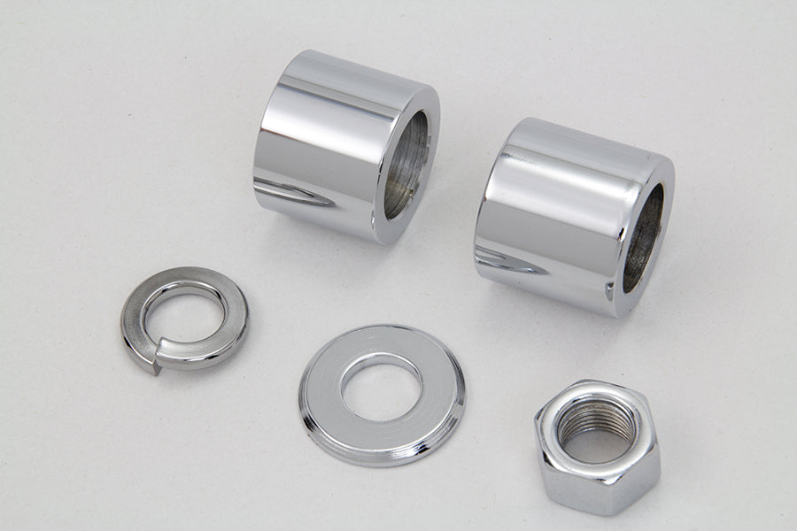 2022-5 - Front Axle Spacer Kit Smooth Style Chrome by Colony