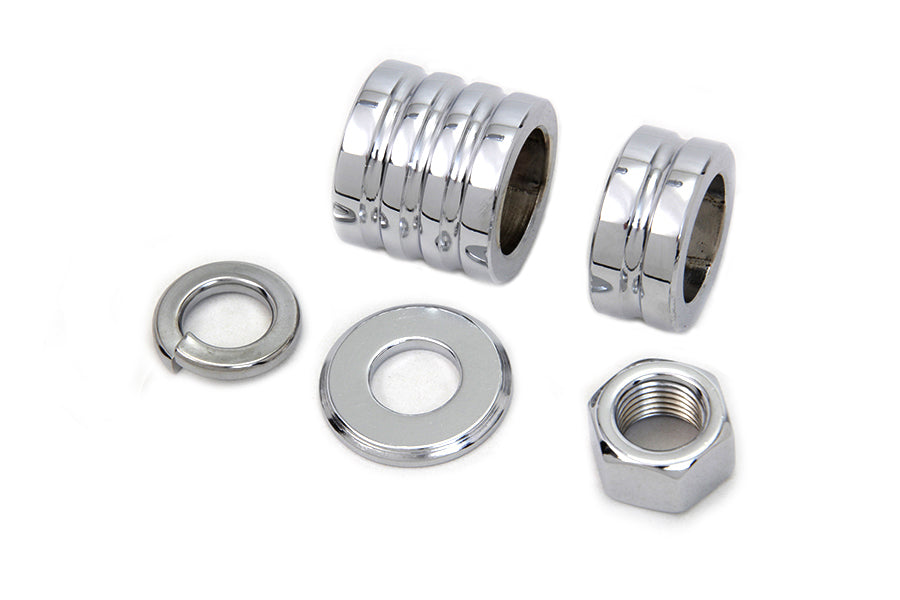 2029-5 - Front Axle Spacer Kit Groove Style Chrome by Colony