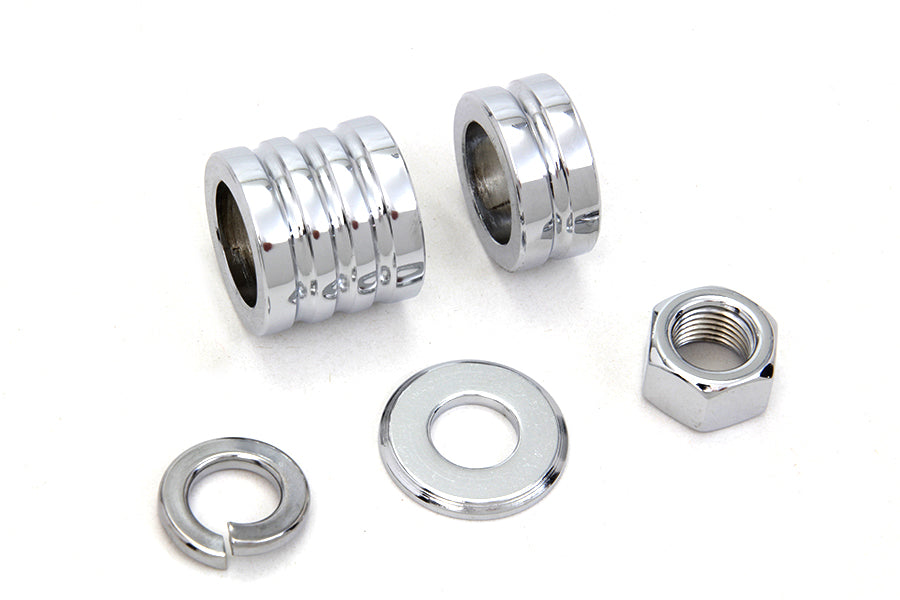 2029-5 - Front Axle Spacer Kit Groove Style Chrome by Colony