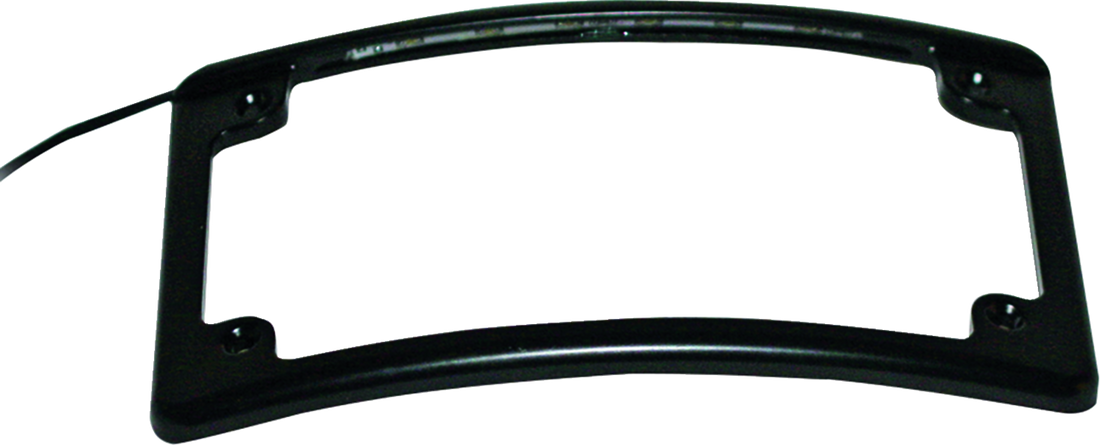 2030-0630 - CUSTOM DYNAMICS LED License Plate Frame - Black LPF-RAD-B-LP
