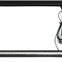 2030-0991 - CUSTOM DYNAMICS Dual License Plate Frame - Black TF02-B