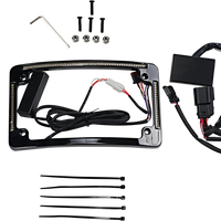 2030-1487 - CUSTOM DYNAMICS All in One License Plate Frame - Black TF05-BCM-B