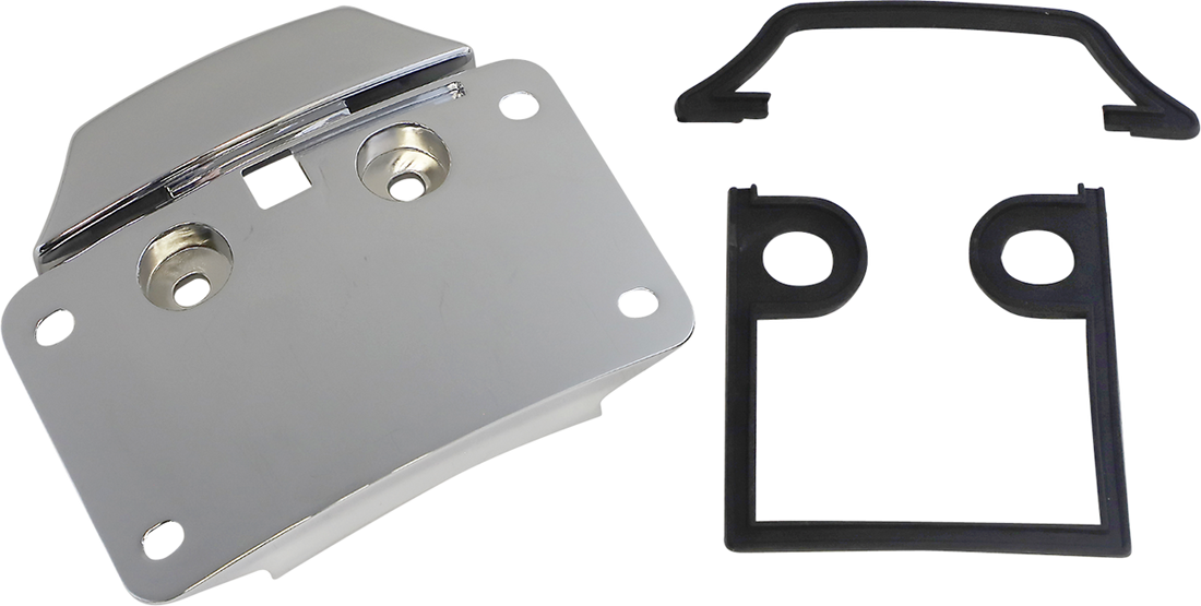 2030-1960 - CUSTOM DYNAMICS License Plate Mount -CVO - Chrome CD-CVO-MOUNT-C