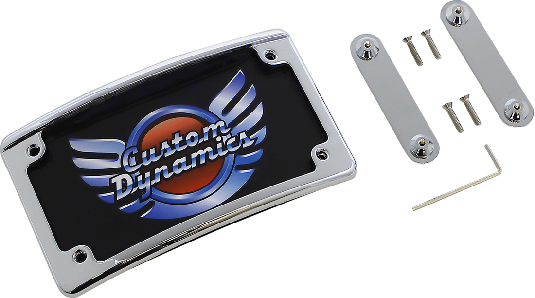2030-1962 - CUSTOM DYNAMICS LED License Plate Frame - CVO - Chrome LPF-RAD-CVO-C