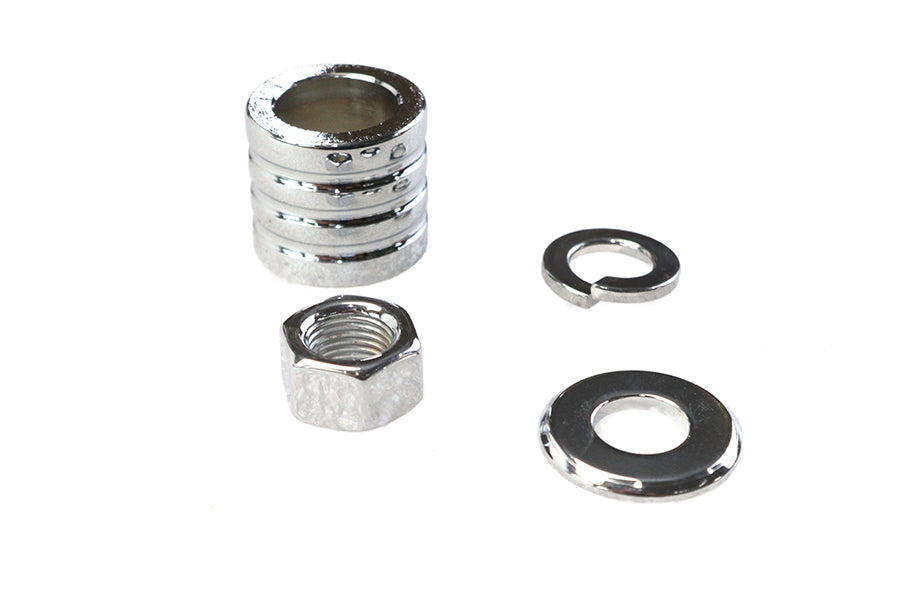 2033-4 - Front Axle Spacer Kit Groove Style Chrome by Colony