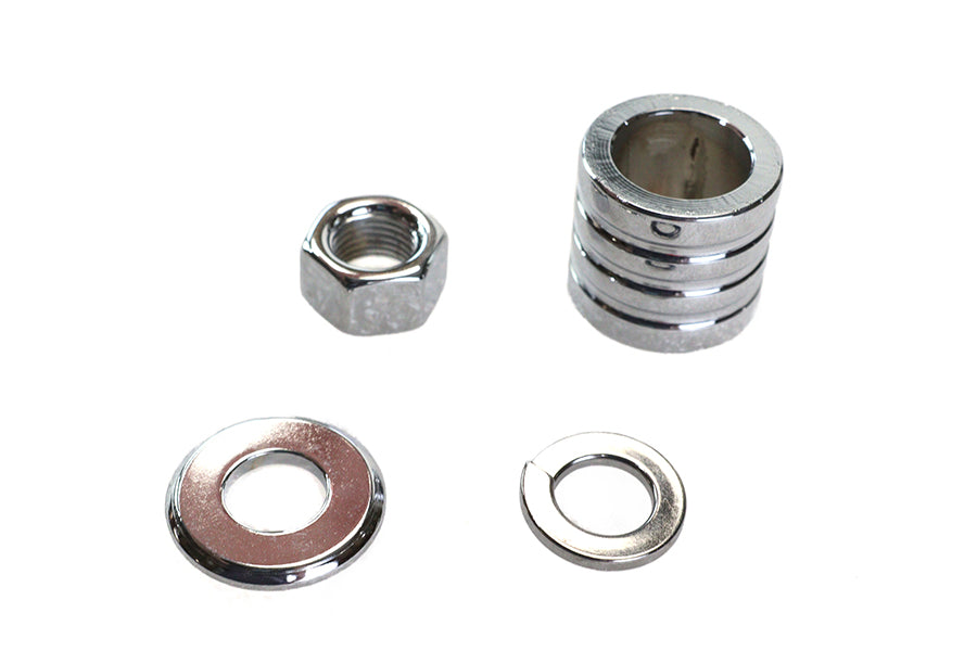 2033-4 - Front Axle Spacer Kit Groove Style Chrome by Colony