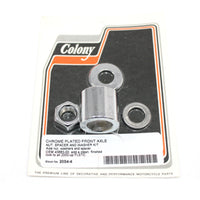 2034-4 - Front Axle Spacer Kit Smooth Style Chrome by Colony