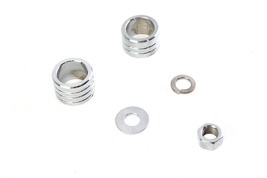 2035-5 - Chrome Groove Style Front Axle Spacer Kit by Colony