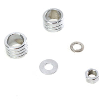 2035-5 - Chrome Groove Style Front Axle Spacer Kit by Colony