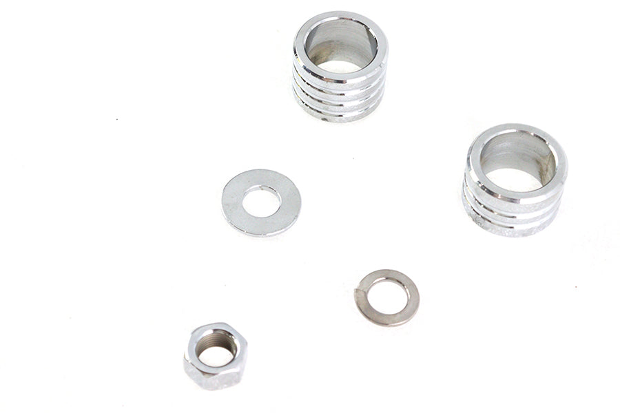 2035-5 - Chrome Groove Style Front Axle Spacer Kit by Colony