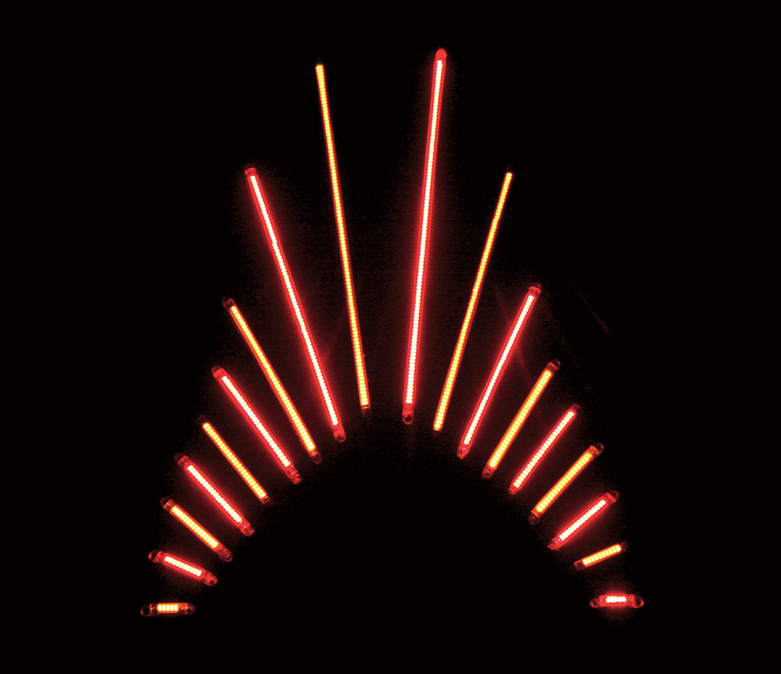 2040-0933 - CUSTOM DYNAMICS TruFLEX? LED Strip - 3.4" - Amber/Amber TF20AA