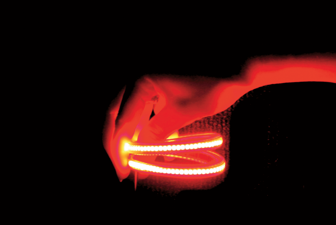 2040-0933 - CUSTOM DYNAMICS TruFLEX? LED Strip - 3.4" - Amber/Amber TF20AA