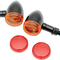 2040-1041 - DRAG SPECIALTIES Mini-Duece Marker Light Kit - Amber/Red 20-6390BA/RI