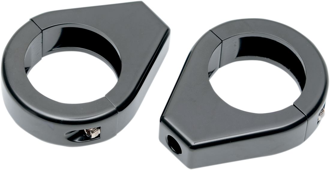 2040-1128 - DRAG SPECIALTIES Turn Signal - Clamp - 39mm - Black 12-6049GB-39