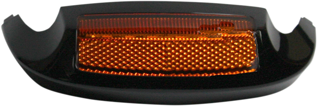 2040-1777 - CUSTOM DYNAMICS Led Front Fender Tip - Amber LED/Amber Lens - Black GEN-FT-AA-BLK