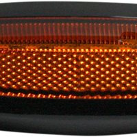 2040-1777 - CUSTOM DYNAMICS Led Front Fender Tip - Amber LED/Amber Lens - Black GEN-FT-AA-BLK