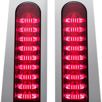 2040-2158 - CUSTOM DYNAMICS Saddlebag Lights -  Smoke - Gloss Black PB-FILL-S-B