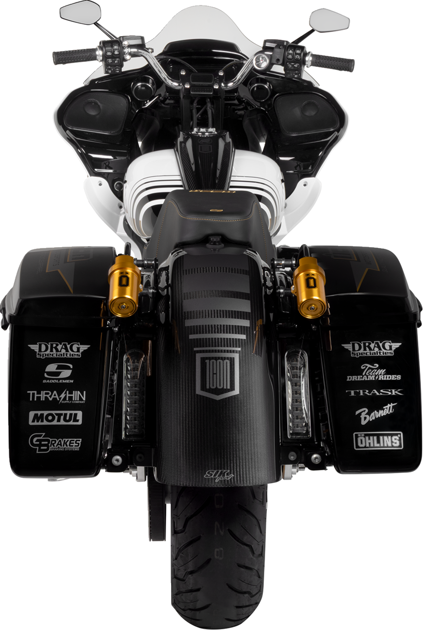 2040-2158 - CUSTOM DYNAMICS Saddlebag Lights -  Smoke - Gloss Black PB-FILL-S-B