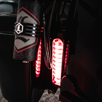 2040-2158 - CUSTOM DYNAMICS Saddlebag Lights -  Smoke - Gloss Black PB-FILL-S-B