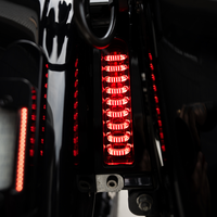 2040-2158 - CUSTOM DYNAMICS Saddlebag Lights -  Smoke - Gloss Black PB-FILL-S-B
