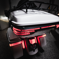 2040-2158 - CUSTOM DYNAMICS Saddlebag Lights -  Smoke - Gloss Black PB-FILL-S-B