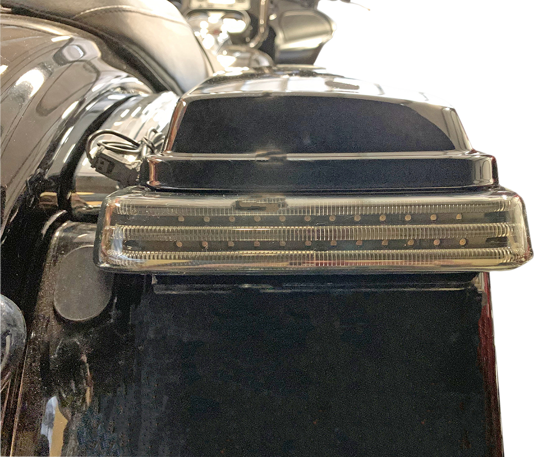 2040-2268 - CUSTOM DYNAMICS Saddlebag Lights - BCM - Black/Smoke PB-SB-BCM-BS