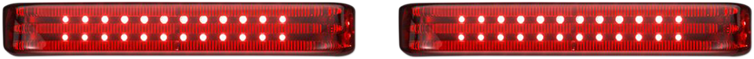 2040-2271 - CUSTOM DYNAMICS Saddlebag Lights - Black/Red PB-SB-HD-BR